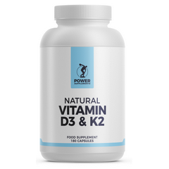 D+K - vitamin D3 1000iu + K2 75mcg 180 softgels | Power Supplements