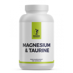 Magnesium + Taurine 180 capsules | Power Supplements
