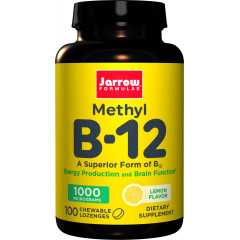 B12 - Methylcobalamin 1000mcg 100 lozenges lemon flavour | Jarrow Formulas