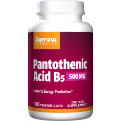 B5 - Pantothenic Acid 100 capsules - pantotheenzuur | Jarrow Formulas
