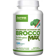 BroccoMax delayed release 120 capsules value-size - broccoli extract with sulforaphane glucosinolate (SGS) | Jarrow Formulas