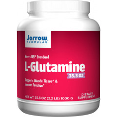 Glutamine powder 1kg value-size for healthy intestines | Jarrow Formulas