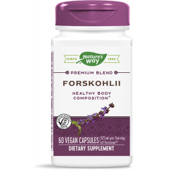 Forskohlii standardized extract 60 caps - forskoline | Nature's Way