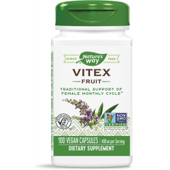 Vitex Fruit 100 capsules - chasteberry | Nature's Way