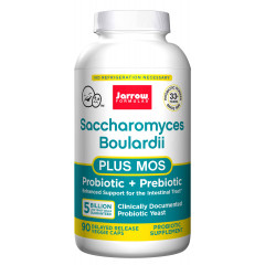 Saccharomyces Boulardii + MOS 5 billion 90 capsules trial-size | Jarrow Formulas