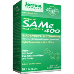 SAM-e 400mg 60 tablets value-size - S-Adenosyl Methionine | Jarrow Formulas