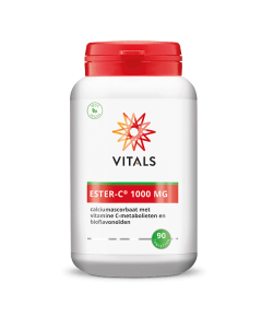 C - Ester C 90 tabletten - calciumascorbaat + citrusbioflavonoiden | Vitals