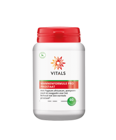 Mannenformule PRO Prostaat 60 capsules - complete formule voor een gezonde prostaat met zaagbladpalmbesextract, bèta-sitosterol en pygeum | Vitals