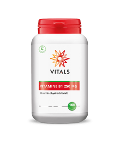 B1 - vitamin B1 250mg 100 capsules - thiaminehydrochloride  for a well-functioning energy metabolism | Vitals