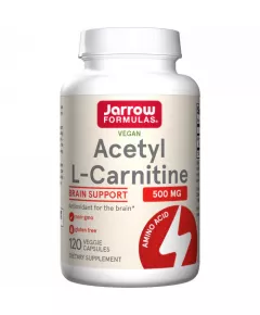 Acetyl-L-carnitine 500mg 120 capsules - the brain-specific carnitine | Jarrow Formulas