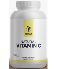 C - Natural Vitamin C 180 capsules from Indian gooseberry with citrus flavonoids | Power Supplements Power Supplements