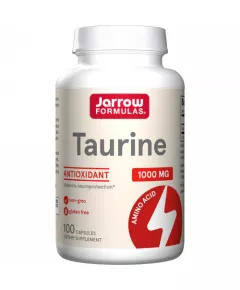 Taurine 1000mg 100 capsules - the antioxidant amino acid | Jarrow Formulas