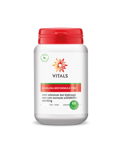 Schildklierformule Pro 60 caps - ashwagandha, inositol, selenium, iron, zinc, vitamin A and D3 to support thyroid function | Vitals Vitals