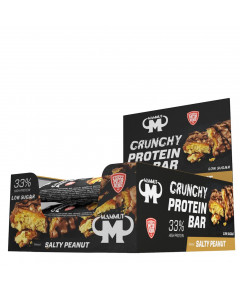 Crunchy Protein Bar 45g - 12 crispy protein bars with delicious chocolate coating - salty peanut | Mammut Nutrition