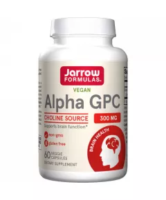 Alpha GPC 300mg 60 capsules - L-alphaglycerylphosphorylcholine verbetert hersenfunctie , spierkracht en vruchtbaarheid | Jarrow Formulas