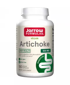 Artichoke 500mg 180 capsules - artisjokextract , stimuleert de lever en de aanmaak van gal | Jarrow Formulas