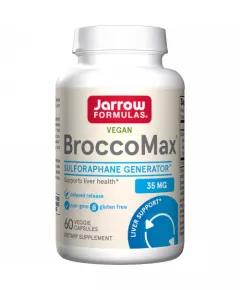 BroccoMax delayed release 60 capsules kleinverpakking - broccoli extract (sulforafaan glucosinolaat) | Jarrow Formulas