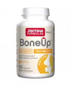 Bone-Up 120 capsules proefverpakking - uitgekiend calciumsupplement met calcium (MCHA) , magnesium, vitamine C, D3, K2 (MK7) | Jarrow Formulas
