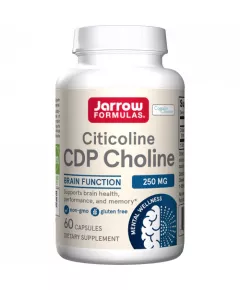 Citicoline 250mg 60 capsules - CDP Choline verbetert langetermijngeheugen | Jarrow Formulas