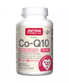 Q10 100mg 60 capsules - ubiquinon (co-enzym Q10) voor een vitaal hart | Jarrow Formulas