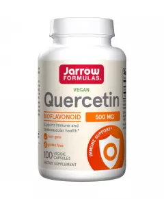 Quercetin 500mg 100 capsules -  belangrijke antioxidant voor bescherming en behoud van gezonde cellen en weefsels | Jarrow Formulas