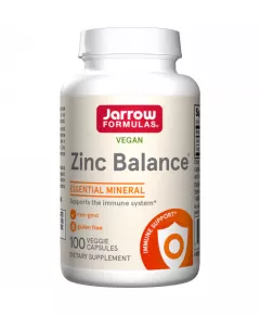 Zinc Balance 15mg 100 capsules - synergistic combination of zinc and copper | Jarrow Formulas