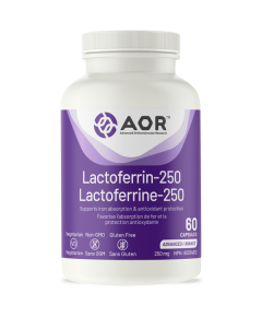 Lactoferrin-250 60 capsules - lactoferrine, bevordert de weerstand | AOR