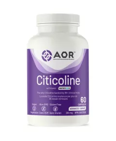 Citicoline 250mg 60 softgels  - CDP Choline verbetert langetermijngeheugen | AOR