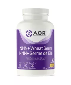 NMN+Wheat Germ 30 capsules  - nicotinamide mononucleotide en spermidine houden de NAD+ spiegel op peil | AOR