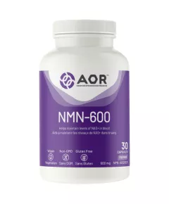 NMN-600 30 capsules - nicotinamide mononucleotide, een metaboliet van NAD+ | AOR