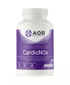 CardioNOx  - 100mg ubiquinon supercharged with nitric oxide to support a healthy heart | AOR