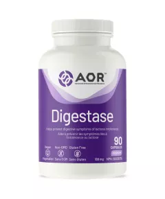 Digestase 90 capsules - plantaardige spijsverteringsenzymenformule met 7 verschillende enzymen | AOR | Pasio Online