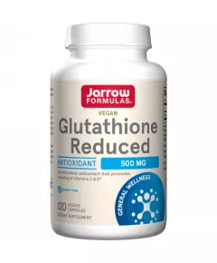 Glutathione Reduced (GSH) 500mg 120 capsules - gereduceerde glutathion, een veelzijdige antioxidant | Jarrow Formulas