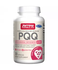 PQQ 20mg 30 capsules kleinverpakking - pyrroloquinoline quinon, bevordert vorming van mitochondriën en ondersteunt hartfunctie en leervermogen | Jarrow Formulas
