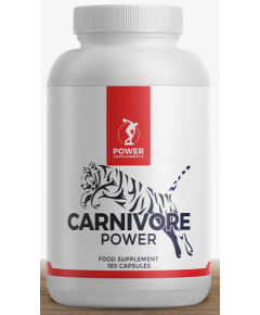 Carnivore Power 180 v-capsules - 5 essential 'meaty' micronutrients  | Power Supplements