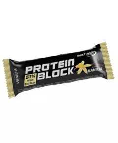 Protein Block 90g - lekkere eiwitreep met 45 gram eiwit  in vanillesmaak | Best Body