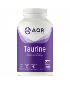 Taurine 270 capsules supports cardiac function | AOR