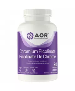 Chromium Picolinate 90 capsules - supports glucose metabolism | AOR