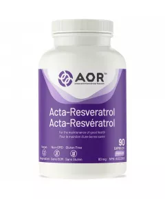 Acta Resveratrol 90 capsules - transresveratrol, vitamine C, quercetine, rozemarijnextract en oleoresine |  AOR