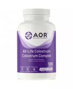 All-Life Colostrum 500 mg 120 capsules - biest met immunoglobulines, lactoferrine en proline-rijke peptiden | AOR