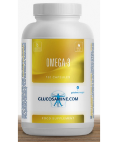 Omega-3 Visolie 180 softgels - zuivere hoogwaardige visolie bevordert een gezond cholesterolspiegel, stimuleert hersenwerking & bevordert vetverlies