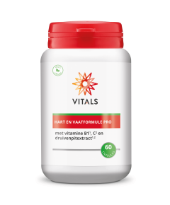 Hart en Vaatformule Pro 60 capsules - carnitine, vitamines in biologisch actieve vorm, alfaliponzuur, OPCs en Q10 | Vitals