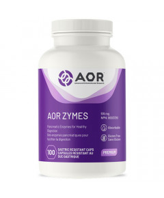 AOR Zymes 100 capsules - lipase, protease , amylase, alfa-galactosidase | AOR