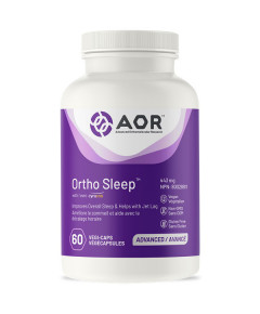 Ortho Sleep 60 capsules - GABA, theanine,  5-HTP, melatonin, lemon balm extract, valerian root extract, passionflower extract | AOR