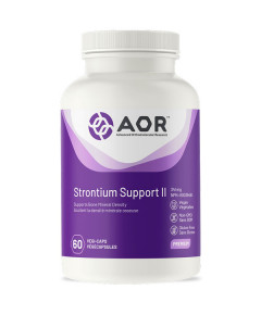 Strontium Support II 120 capsules supports bone mineral density | AOR Advanced Orthomolecular Research