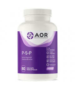 B6 - P5P 60 capsules - pyridoxal-5'-phosphate,  biologically active form of vitamin B6  | AOR Advanced Orthomolecular Research