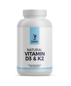 D+K - vitamin D3 1000iu + K2 75mcg 180 softgels - noodzakelijke combinatie voor sterke botten | Power Supplements