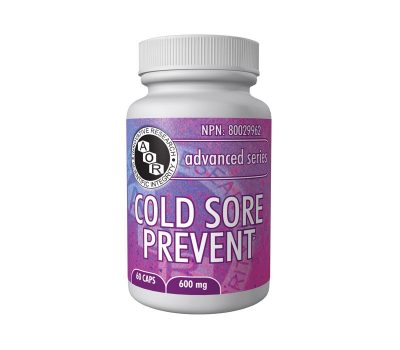 Cold Sore Prevent 60 caps - lactoferrin & lysine | AOR