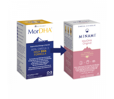 MorDHA 60 softgels - hooggedoseerde DHA formule | Minami Nutrition