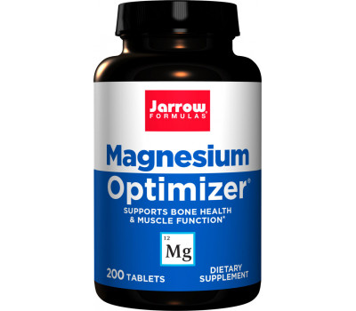 Magnesium Optimizer 200 tablets - magnesium malate + potassium citrate + taurine + P5P | Jarrow Formulas